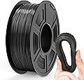 TECBEARS TPU Filament 1.75mm 1kg Black, Flexible 3D Printer TPU Filament, 95A TPU Dimensional Accuracy +/- 0.03mm, 1kg Spool, Black