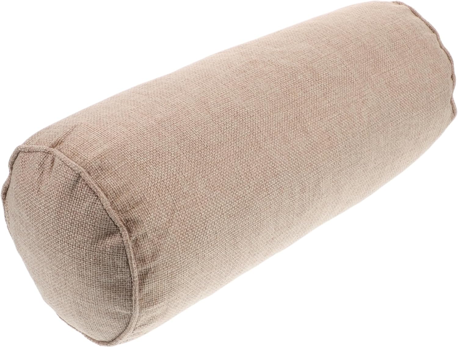 Ipetboom Neck and Foot Support Pillow Multi Functional Linen Bolster for Home Office Travel for Legs and Neck Relaxation