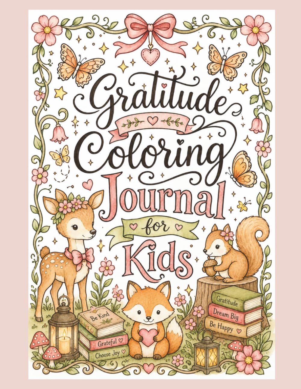 Gratitude Coloring Journal for Kids: Prompts, Coloring Pages, and Trackers to Create a Thankful Heart