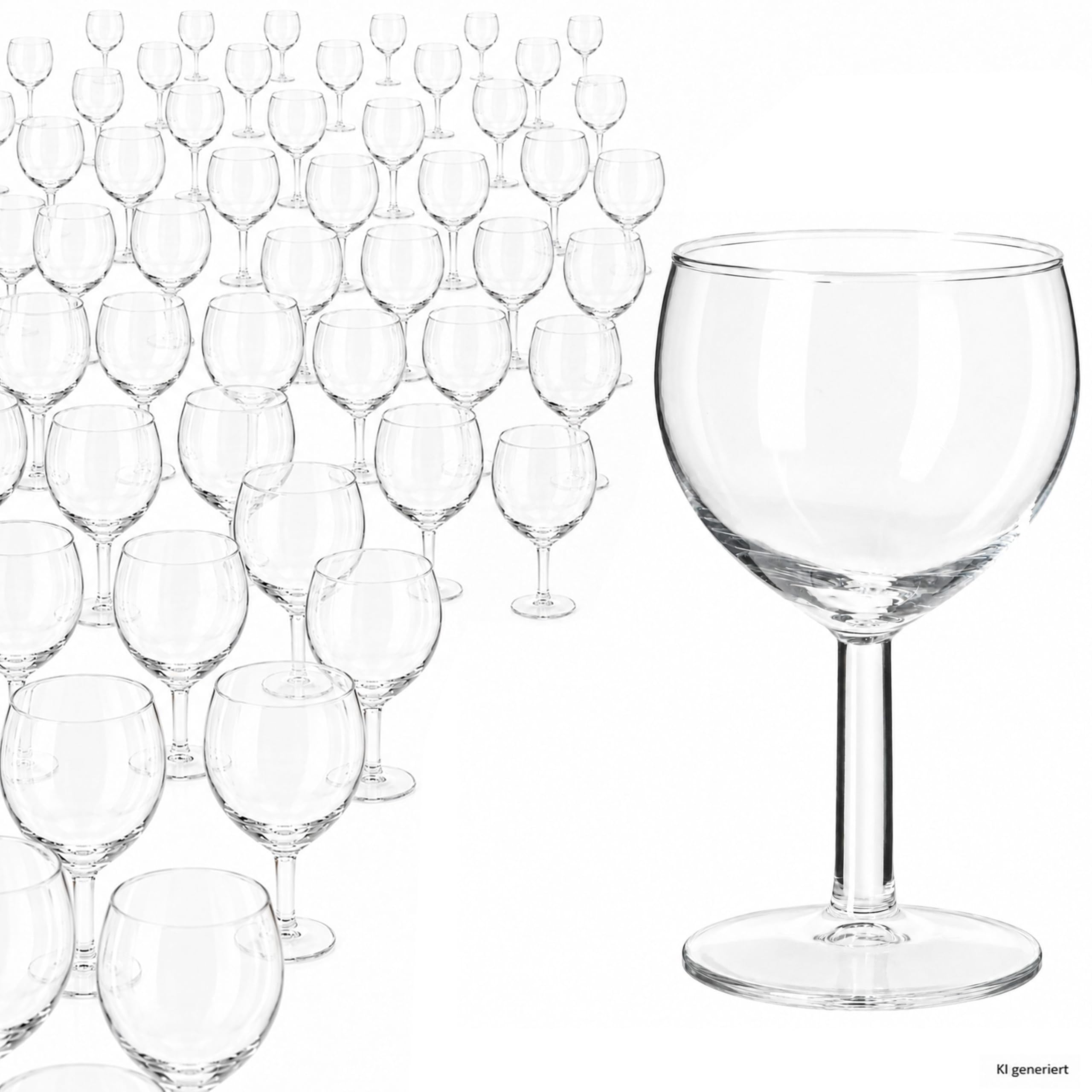 MamboCat 120er Set Ballon Weingläser 190ml Weinkelch klassisch Rotweinglas | klares Glas, für mehrere Personen, Rotwein, Weißwein, Rosé & Dessertwein, Wasserglas für Bar, Restaurant & Gastronomie, 19cl