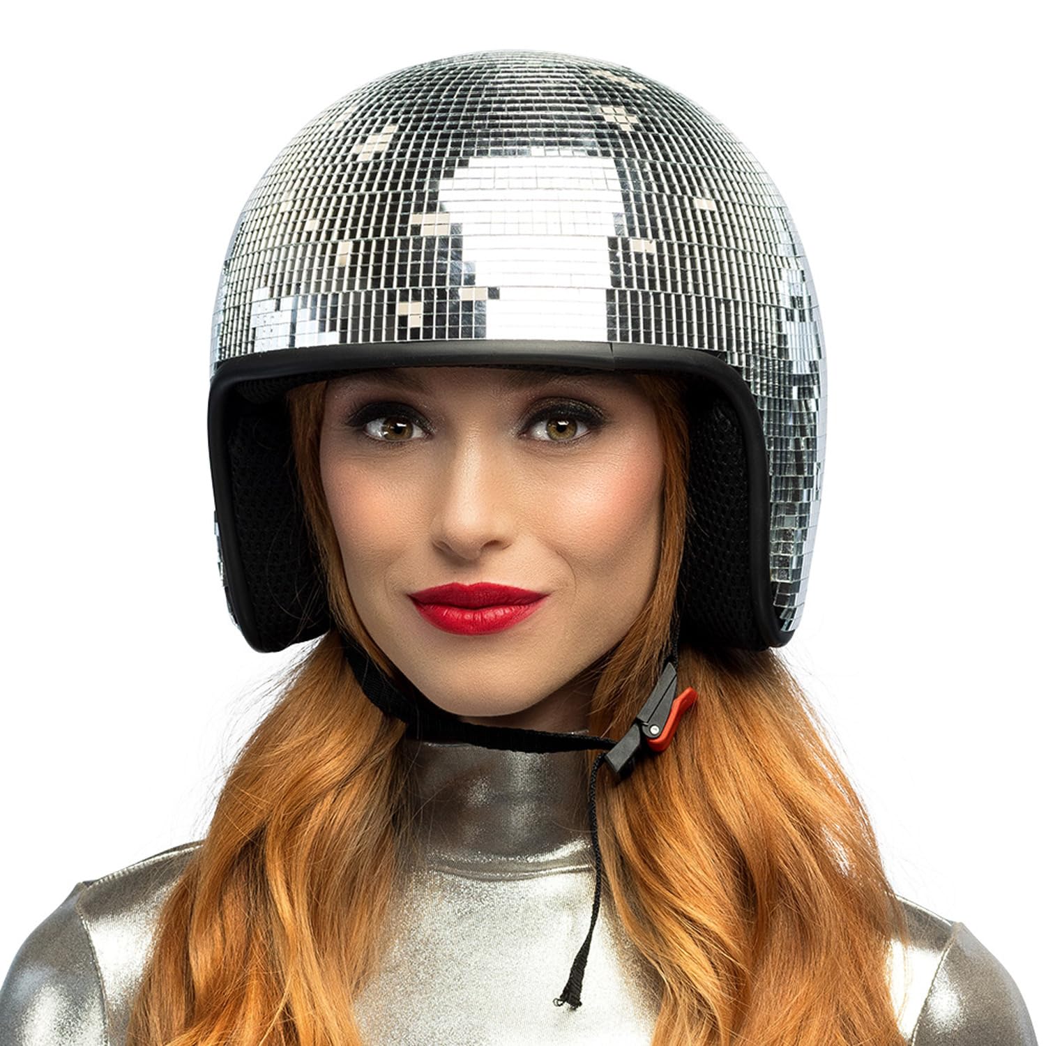 Boland - Disco Helm für Kostüme, Karneval und Festivals, Kopfbedeckung für Erwachsene