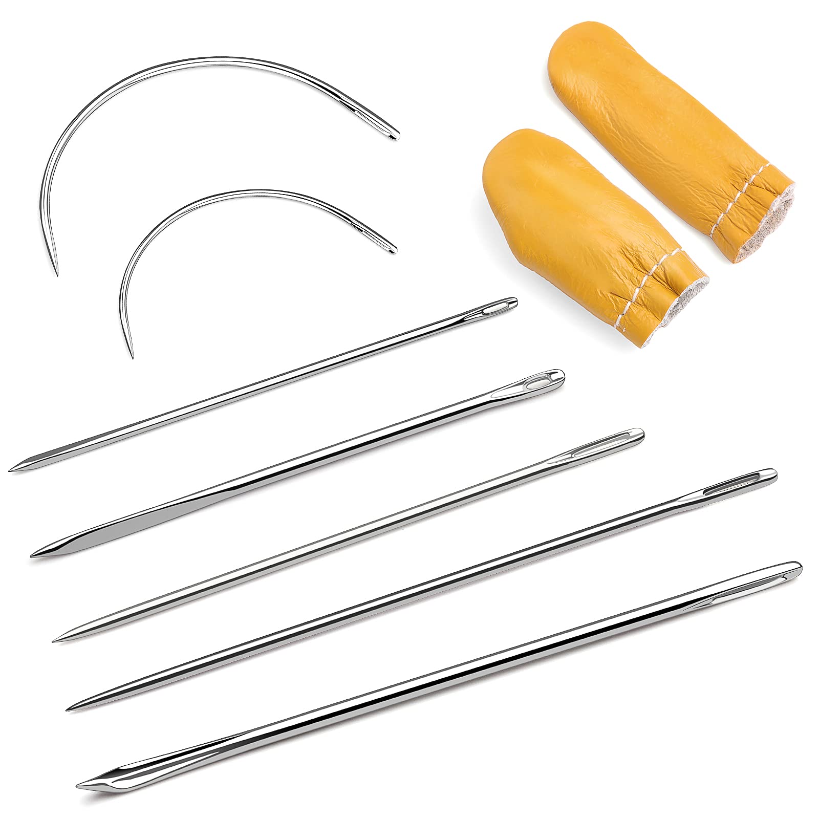 【新品未使用】Needles Set-Up S 7Pcs Heavy Duty Sewing Needles Kit for Home Upholstery