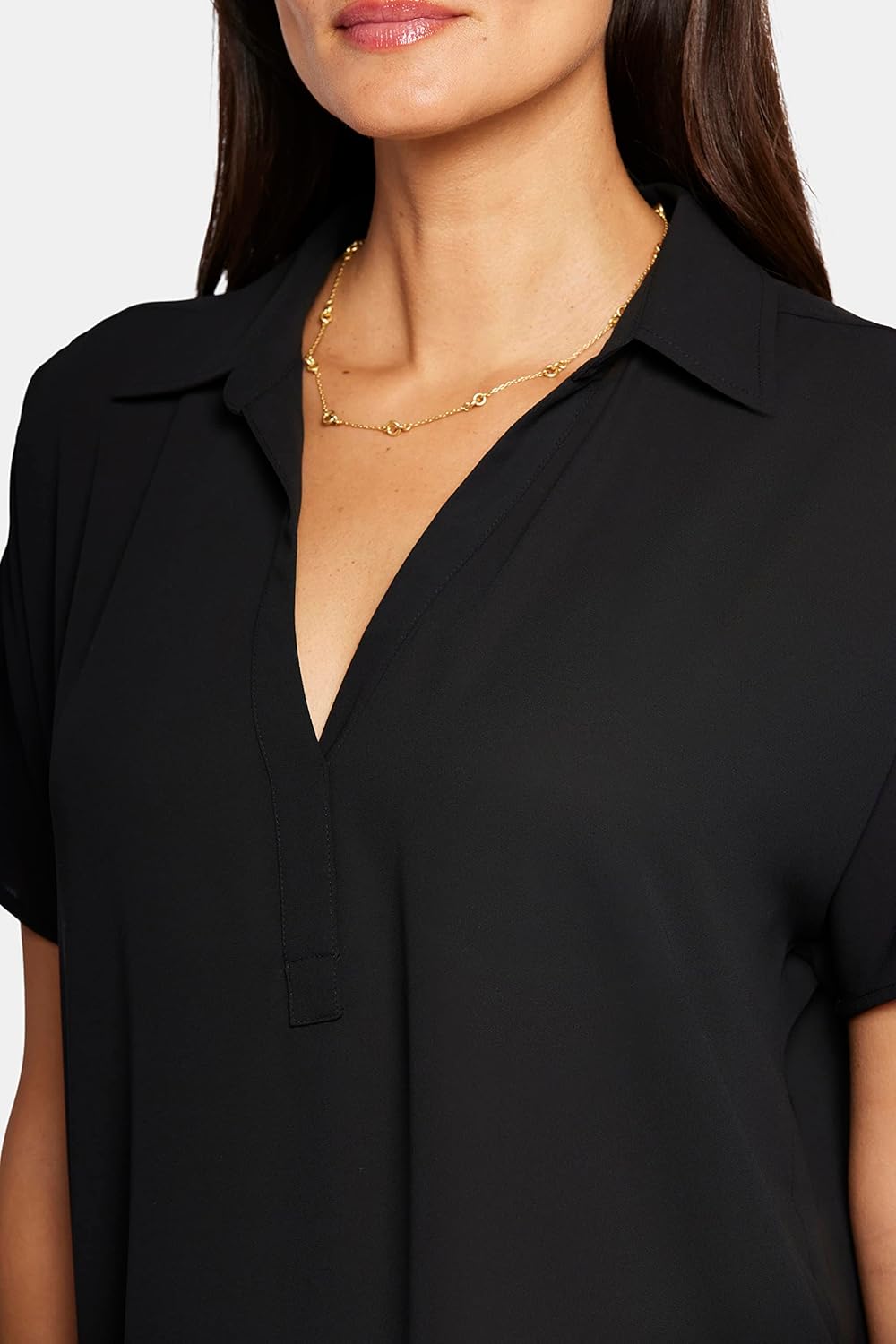 NYDJ Womens S/S Becky Blouse - Image 6