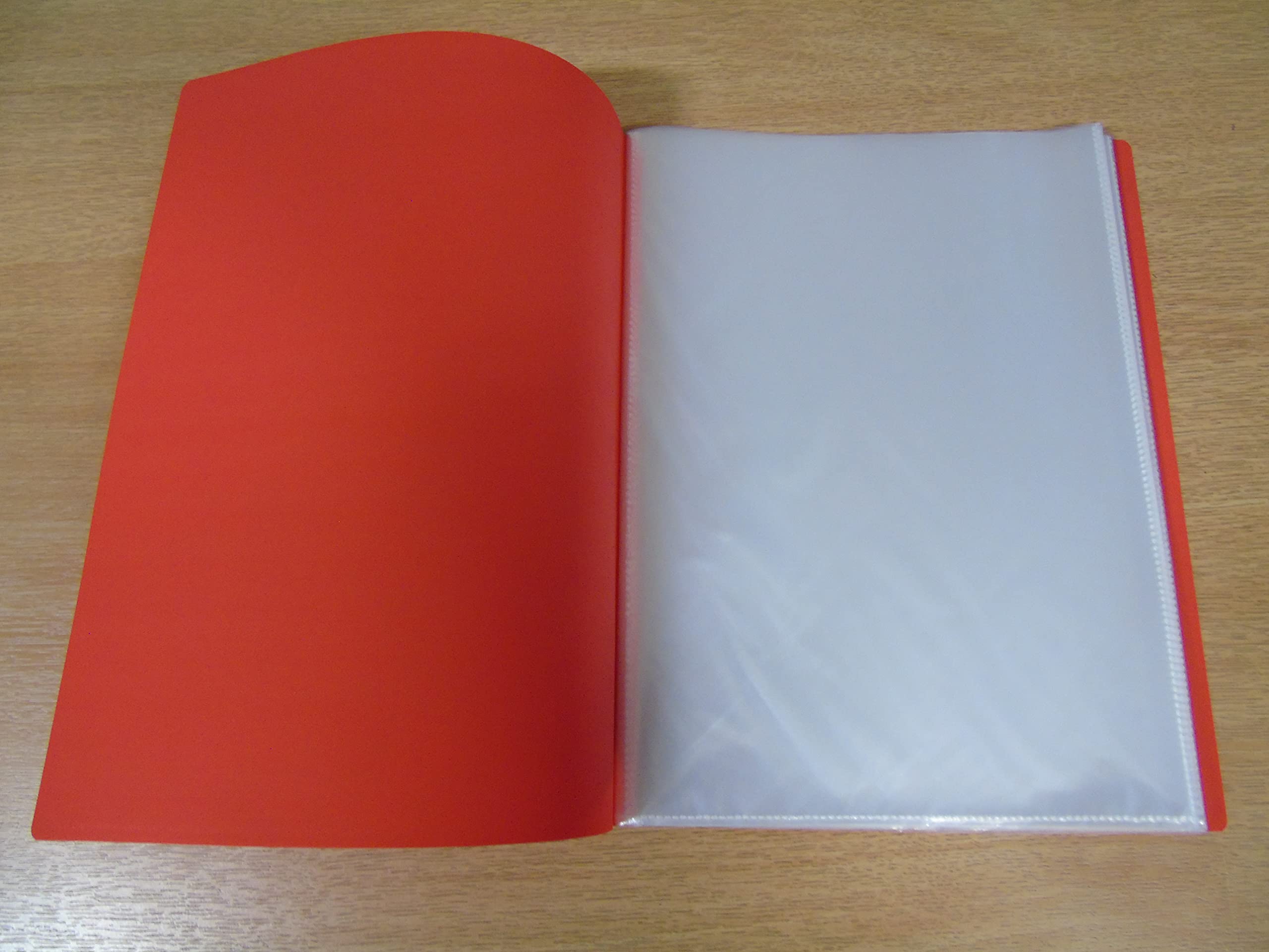A4 Soft Display Book 20 Pockets Red - Box of 20