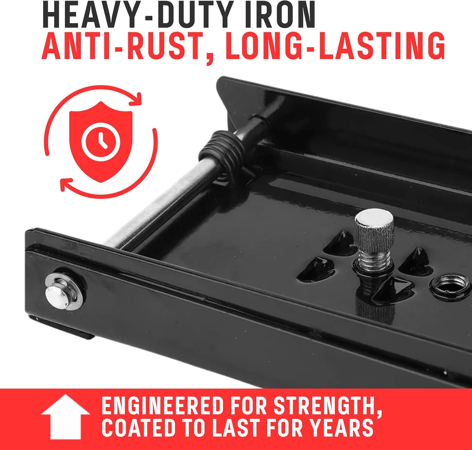 Black Foot Can Crusher for Recycling – Manual Press Tool for Home Black Metal Heavy Duty Can Crusher Foot Operated Portable Soda Bottle Smashing