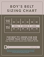 Vista 5 de Timberland Cinturón de cuero grande para niños