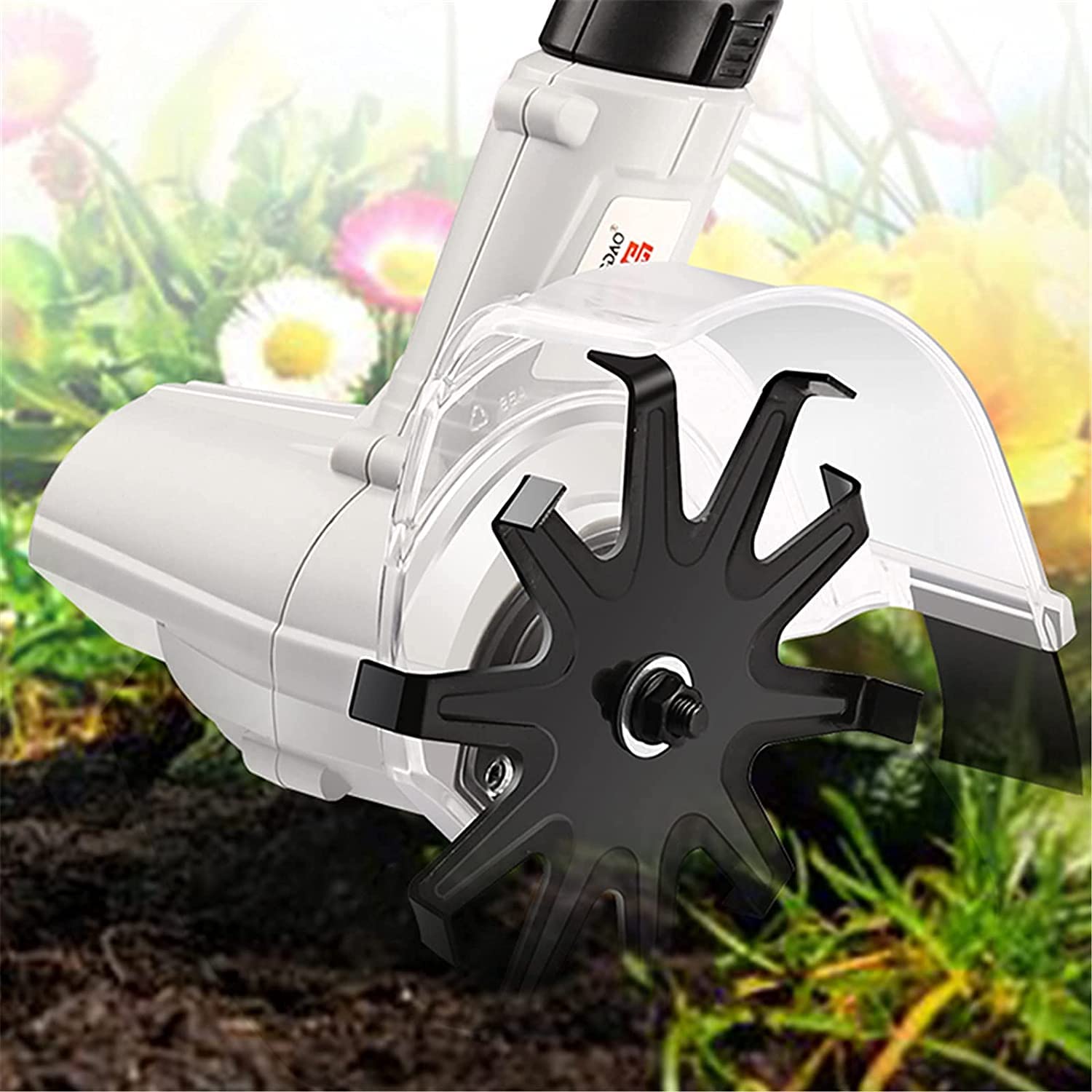 Cortacésped eléctrico inalámbrico con batería Recargable de 2000Mah, cultivador de jardín, cultivador de Mano eléctrico, azada, cultivador de jardín portátil
