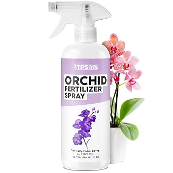 Orchid Food Spray, Gentle Foliar Feeding Spray for Healthy Leaves and Plants. Liquid Fertilizer by TPS Plant Foods, 16oz 475ml