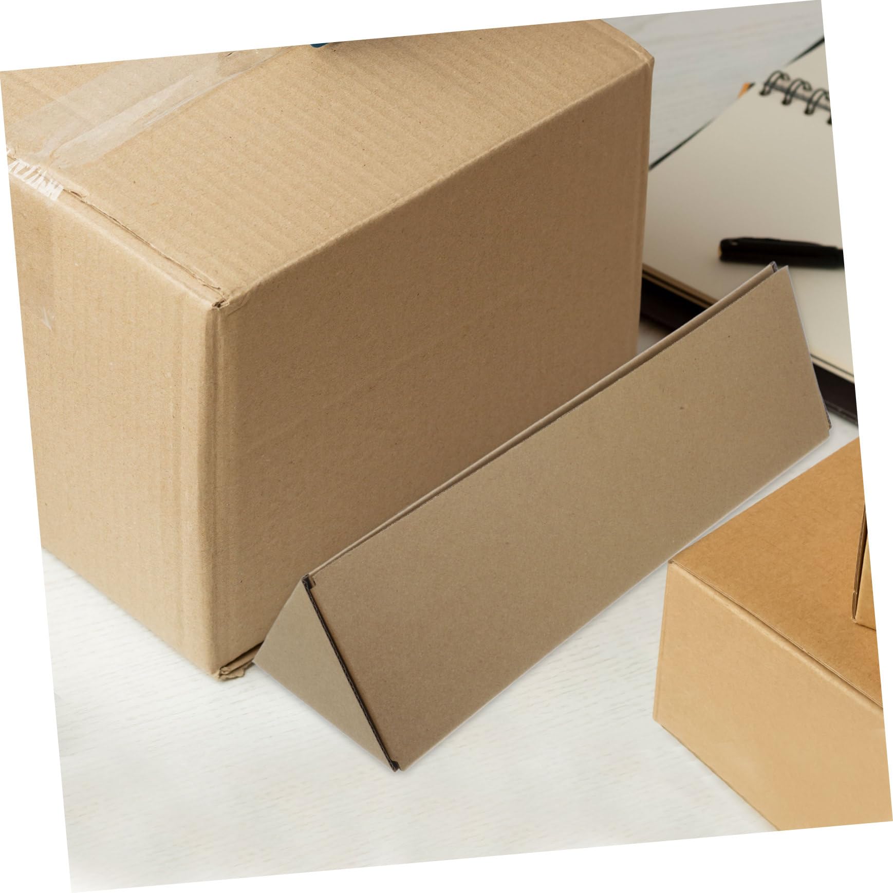 MAGICLULU Scatola Triangolare per Poster in Carta Kraft, 10 Pezzi