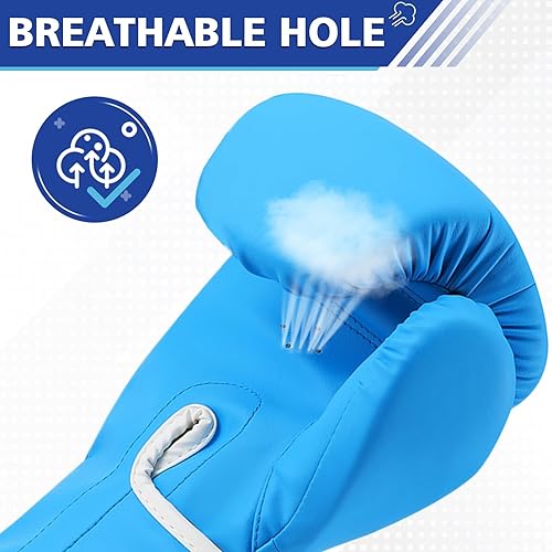 Miniatura 6 de Guantes de boxeo Redipo para niños, niñas y adolescentes de 3 a 12 años, guantes de entrenamiento para Thai y Kickboxing