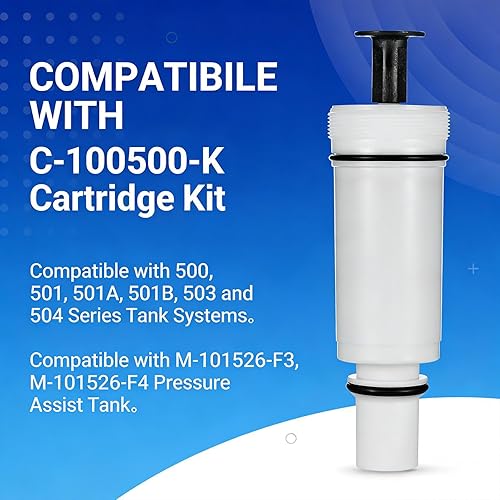 Miniatura 5 de C-100500-K C-100500-Kit Kit de Cartucho de Repuesto Kit de Ensamblaje de Cartucho de Válvula de Descarga para Cartucho m-101526-f3 503 504, Blanco