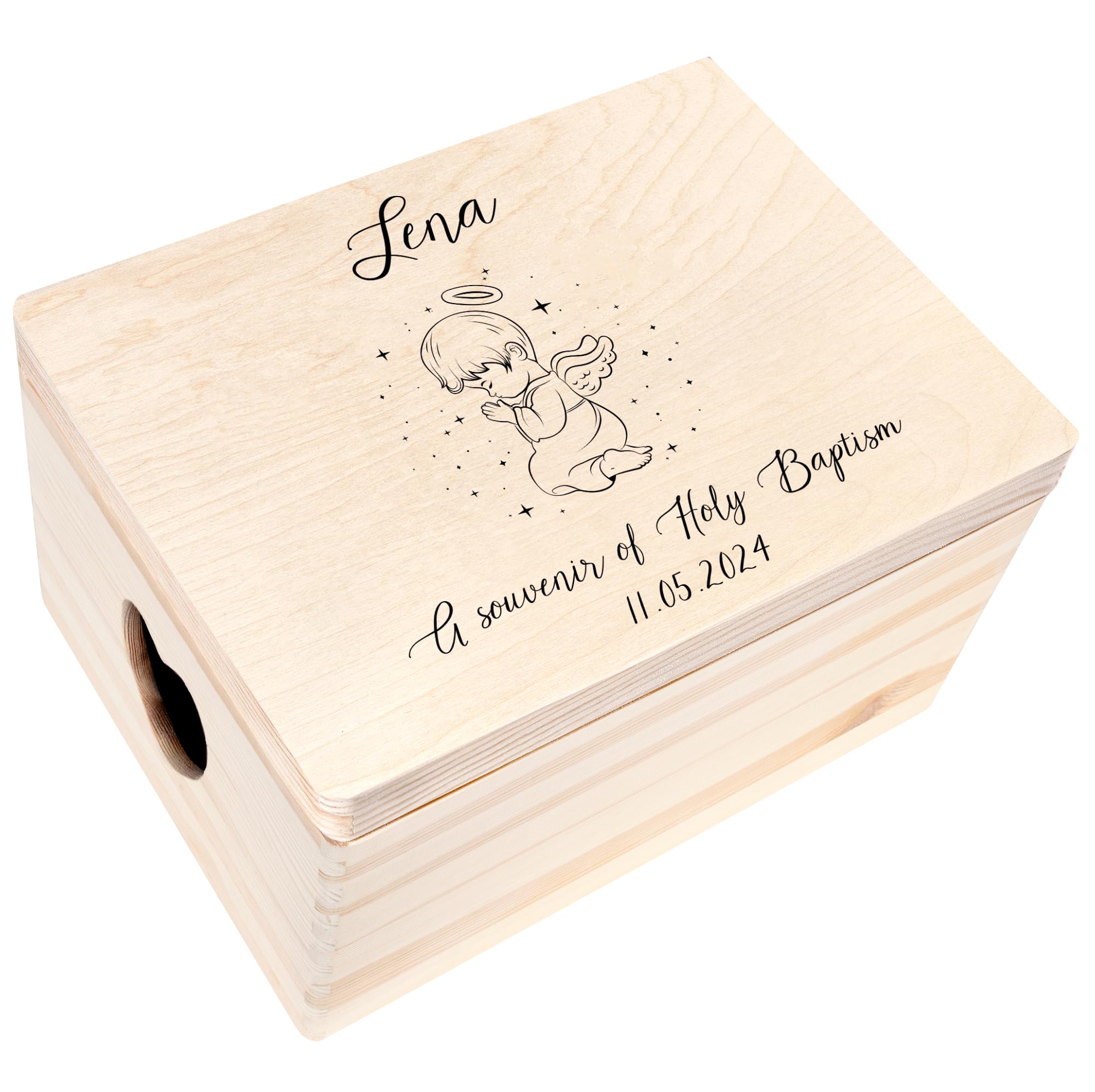 Creative Deco Personalisiert zur Taufe Geschenk für Mädchen und Junge
