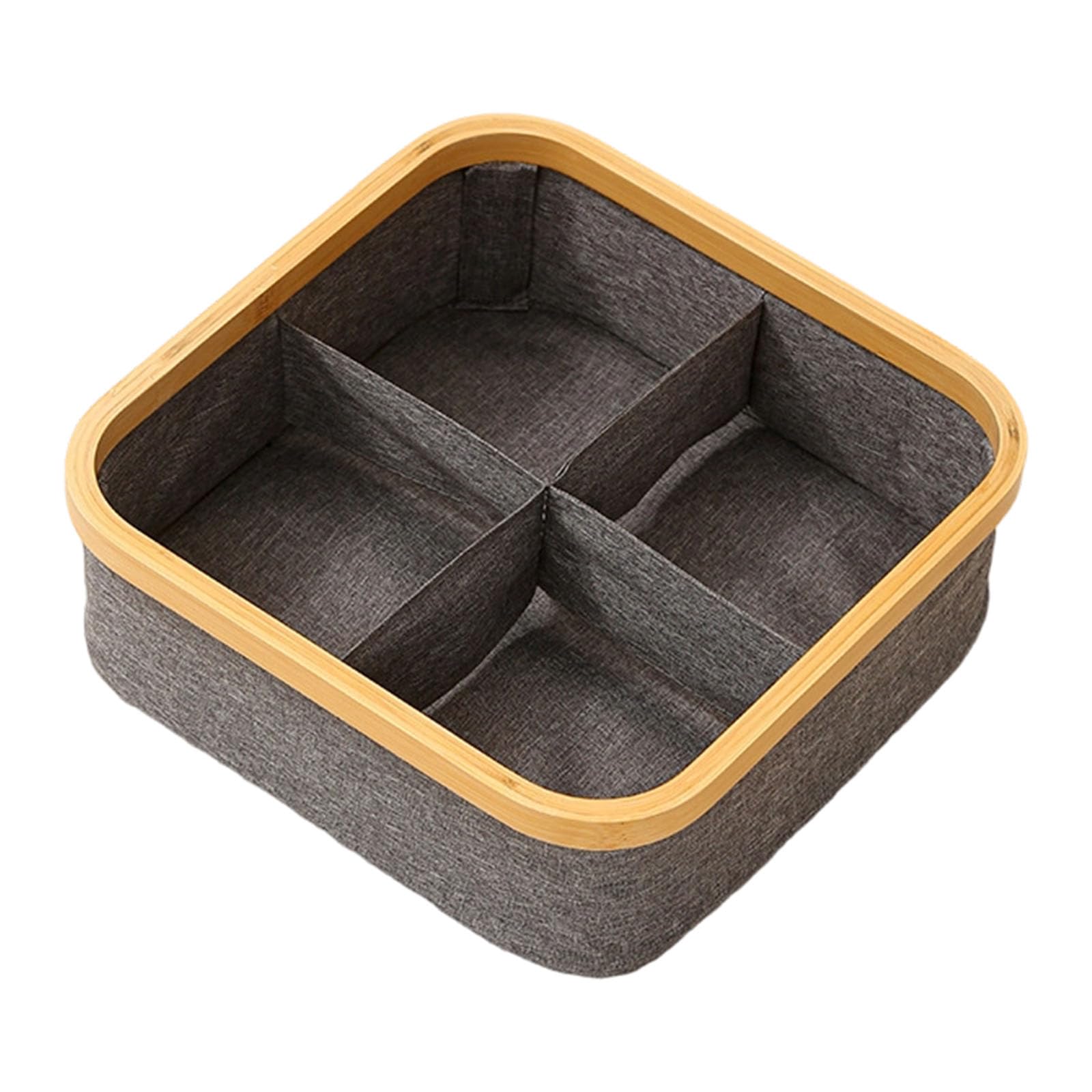 Multiple Compartments Ring Storage Basket Underwear Clothing Organizer User-friendly Ventilation Design Home Storage Bin Basket