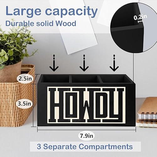 Miniatura 2 de SNNDER Soporte para bolígrafo de decoración de oficina occidental para escritorio, regalos occidentales para mujeres y hombres, organizador de