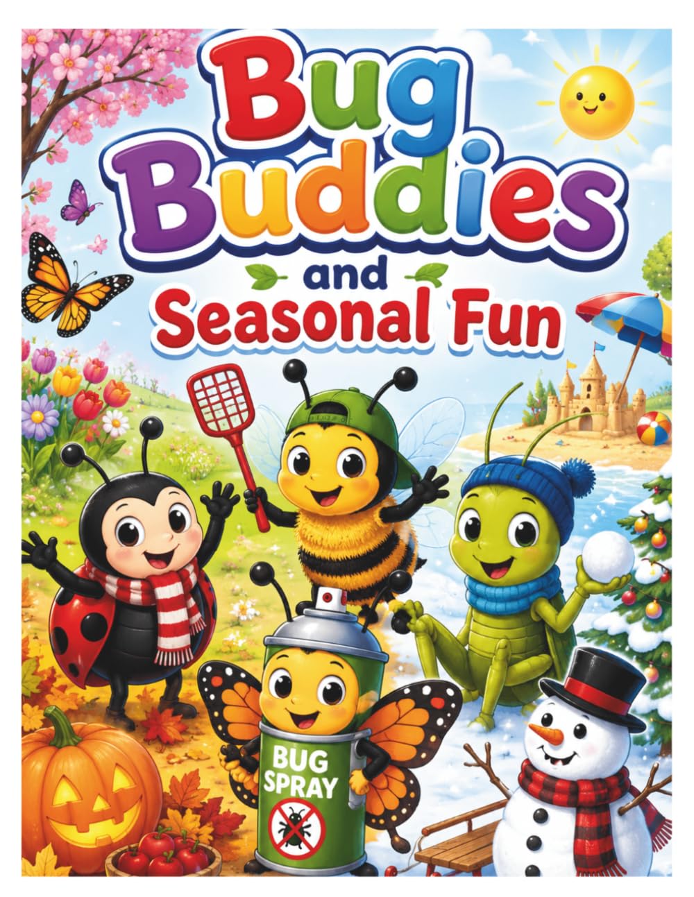 Bug Buddies: Seasonal Fun Coloring Book