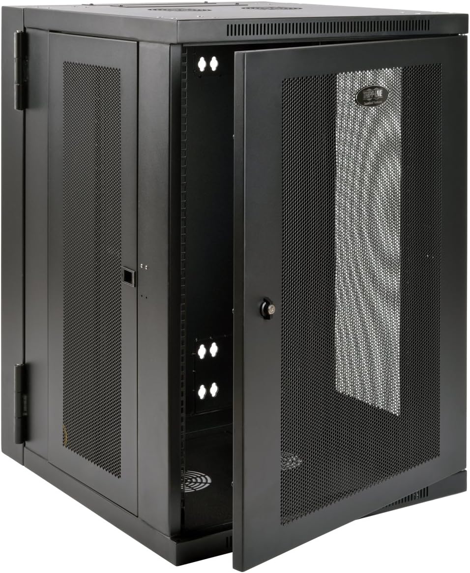 Discount 80% Tripp Lite 18U Wall Mount Rack Enclosure Server Cabinet, Hinged Back, 24.5 in. Deep, UPS-Depth (SRW18USDP),Black Discount 80% Tripp Lite 18U Wall Mount Rack Enclosure Server Cabinet, Hinged Back, 24.5 in. Deep, UPS-Depth (SRW18USDP),Black
