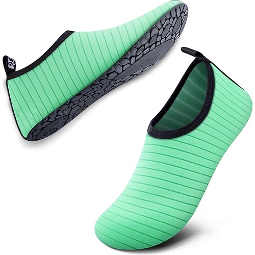 SIMARI Water Shoes for Women Men Swim Aqua Socks Beach Pool Essentials Barefoot Surf River Boat Kayak Sea Yoga Sand Exercise Sport Accessories Breathable Quick-Dry Adult Youth Kid Size SWS001