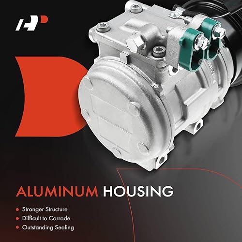 Miniatura 3 de A-Premium Compresor de AC con embrague compatible con Hyundai Tucson 2.0L 2005-2007 2009, Kia Sportage 2.0L 2005-2008, 10PA15C Estilo, 4 ranuras