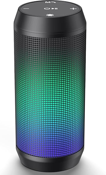 ELEHOT-Store Enceinte Bluetooth Lumineux 5 Couleurs