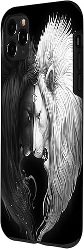 Miniatura 2 de Funda para iPhone 11 Pro Max Lion Beautiful Heart Phone Case Lion Couple Design