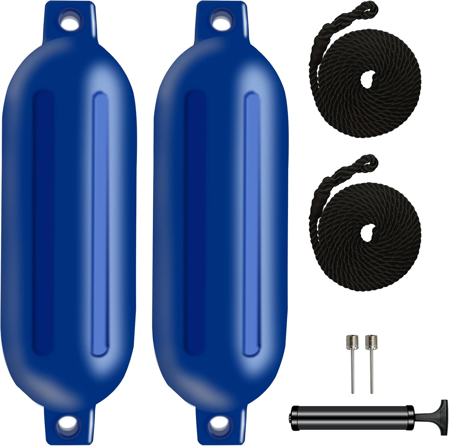 Buy MoonQuake 23in*6.5in Boat Fenders Bumpers for Dock with Pump Boat