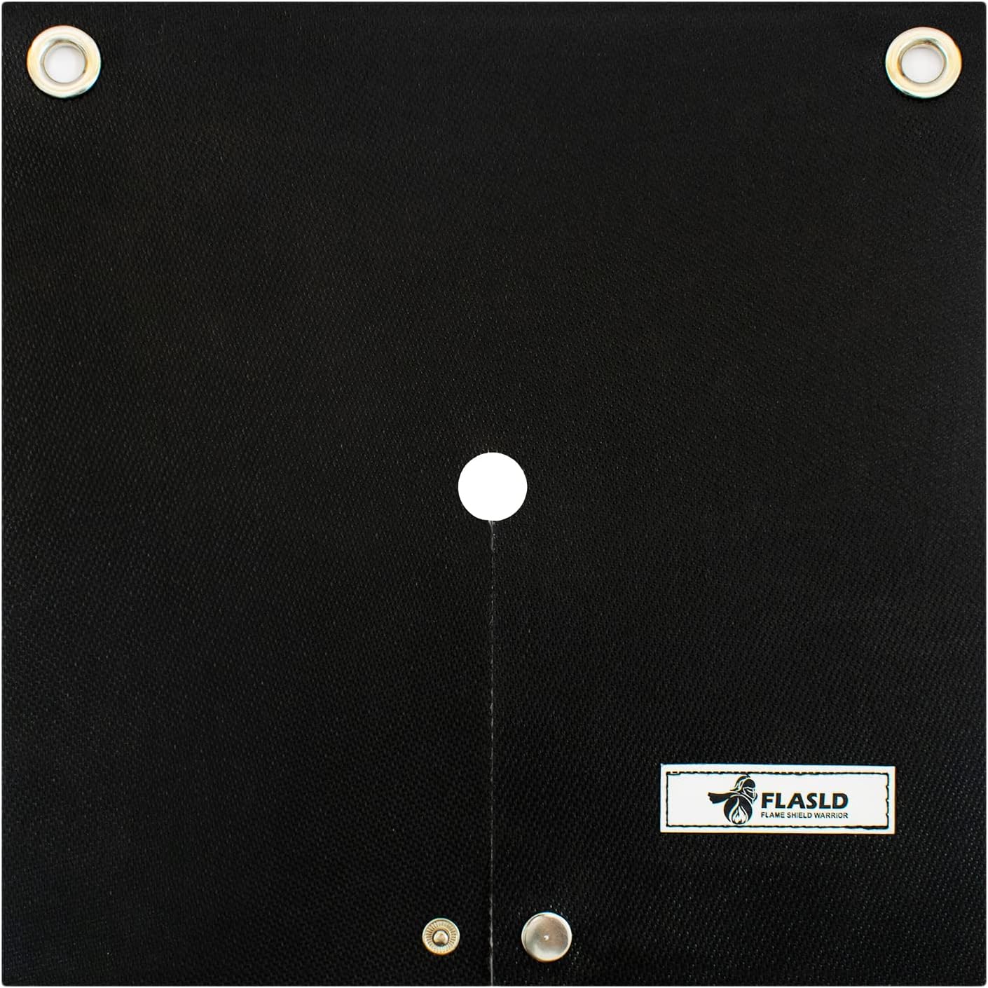 FLASLD Welding Blanket & Heat Shield Mat for Soldering Copper Pipe, 12''x12'' Flame Protector Pad Plumbing Hole Propane Torch (1 Pack)
