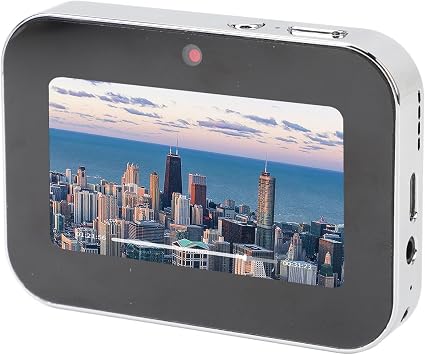 64MP 4K Digital Camera, D6 3in Digital Point and Shoot Camera for Photography and Video, Built in Flash, Music Player, Voice Recorder, Alarm Clock, OTG Connection
