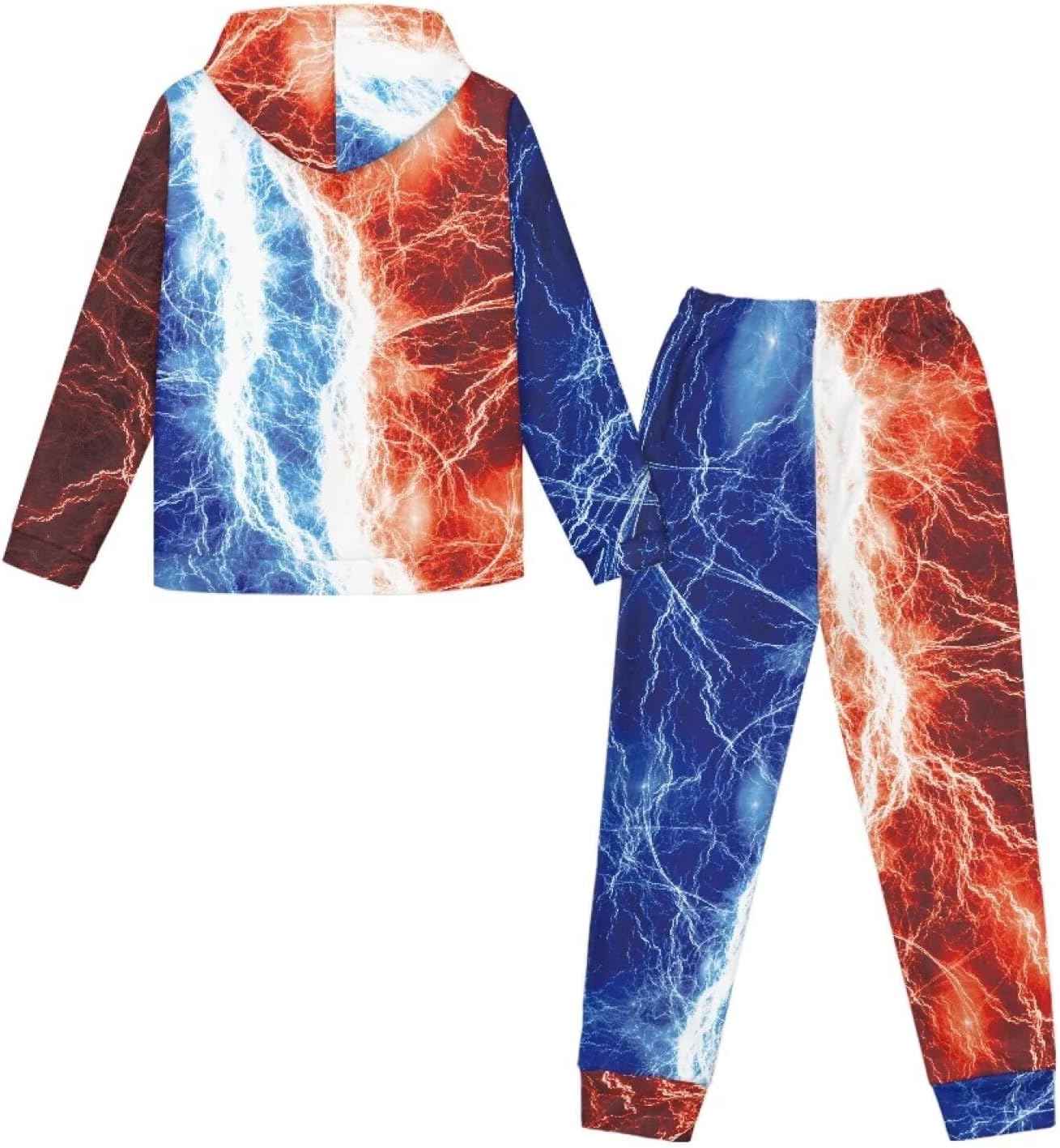 Boys Two Piece Outfits Cool Pullover Hoodie and Sweatpant 5-12 Y