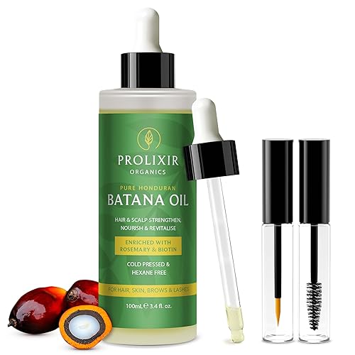 Aceite de batana con romero orgánico y biotina, suero para el crecimiento del cabello, las cejas y las pestañas, aceite nutritivo para cabello más