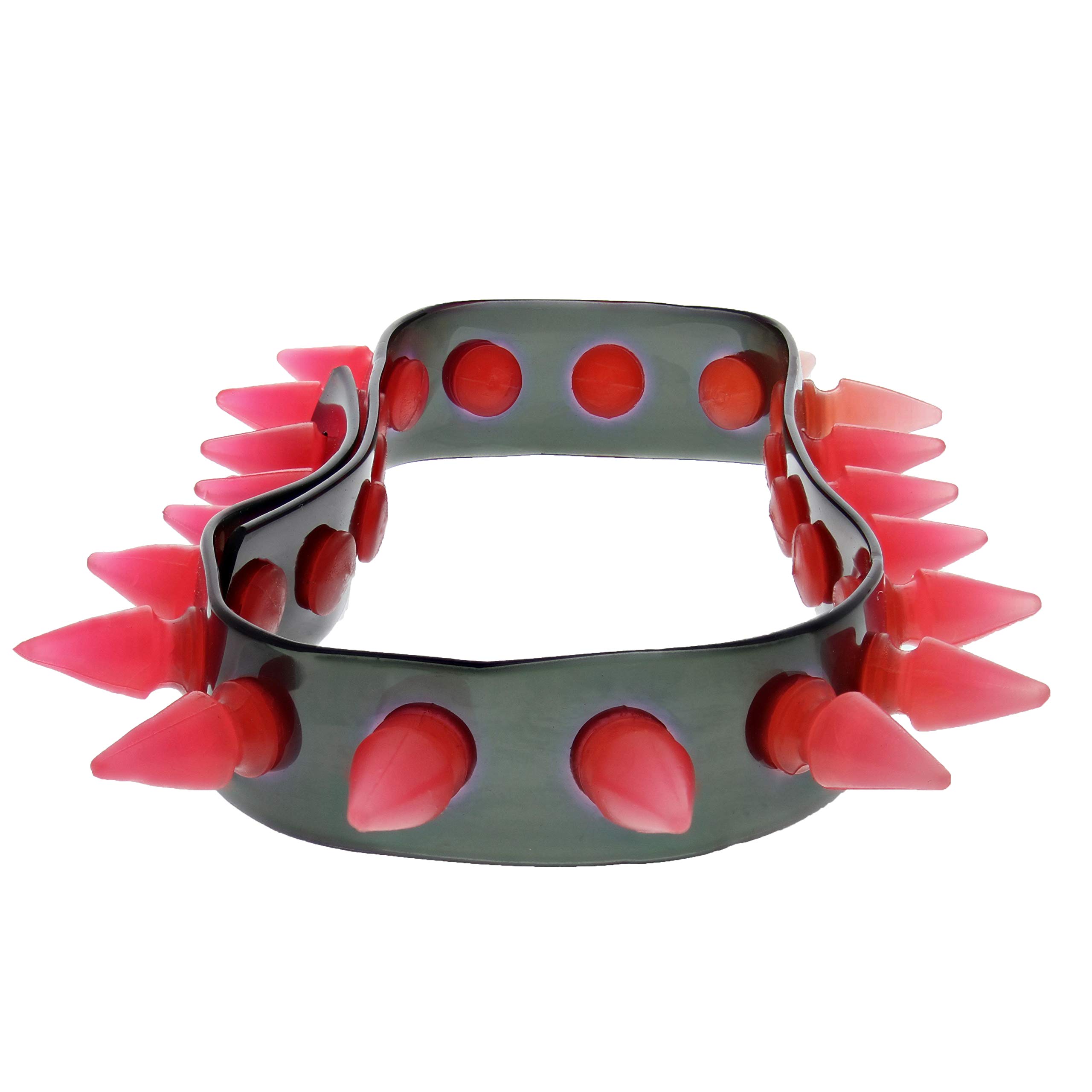 Zac's Alter Ego Bright UV Spike Studded Necklace/Choker - Cool Accessory