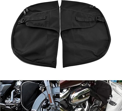Funda protectora de motor suave para motocicleta, bolsa calentadora de piernas para Harley Dyna FXD FXDB FXDC FXDL 2006-2017