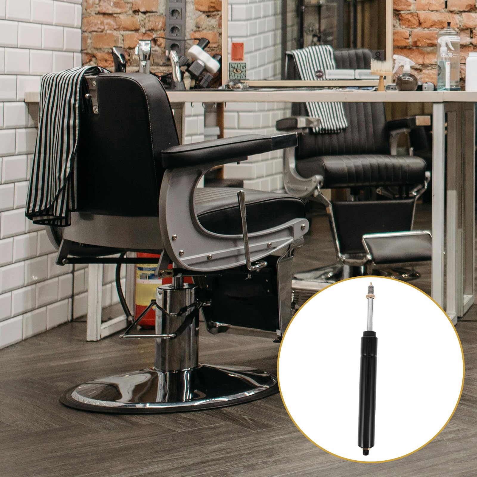 FOMIYES Silla De Peluquería Silla De Barra De Aire De Conexión Reparación De s De Salón De Salón Varilla Hidráulica De Repuesto Resistente Reparación De