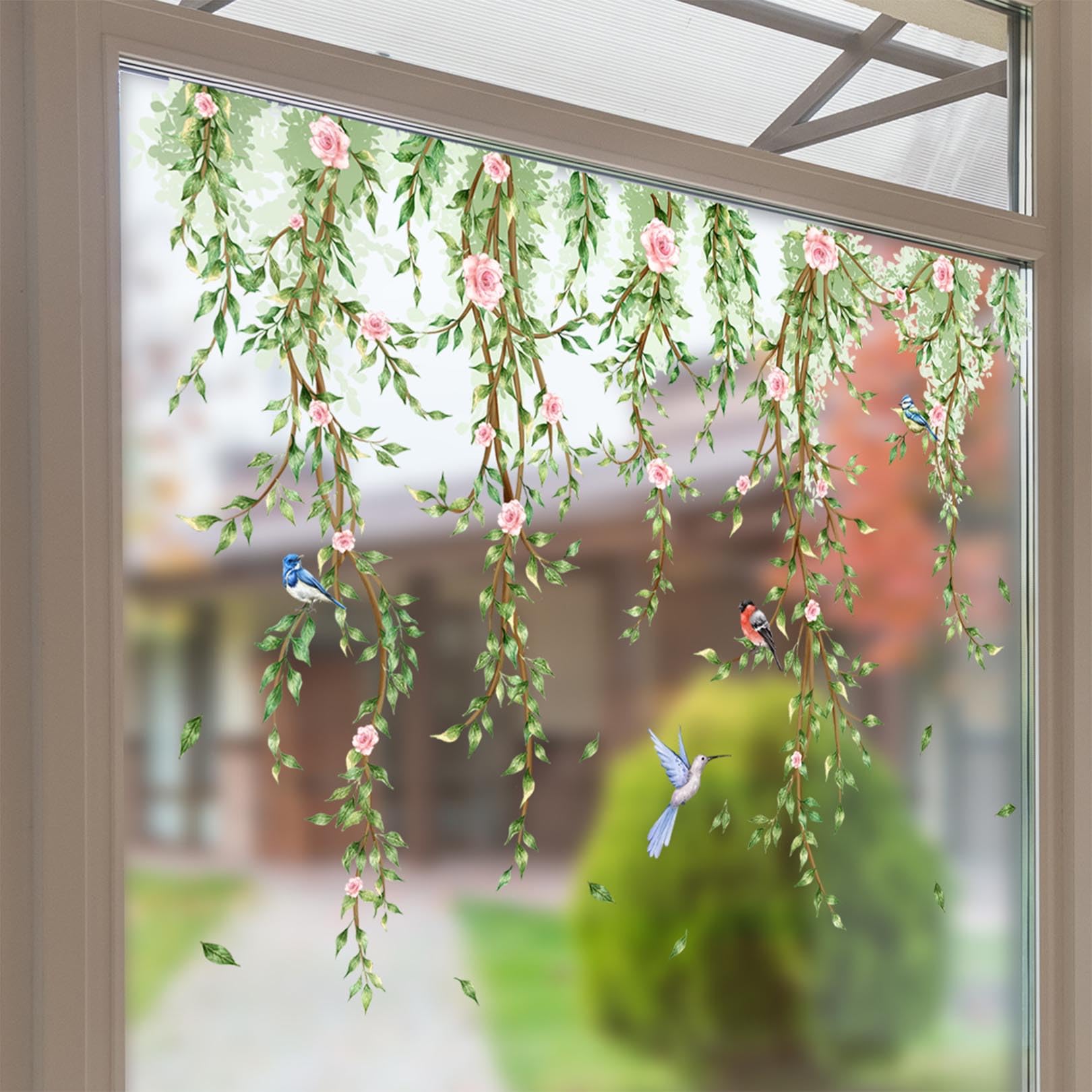 Adesivi Finestra Wondever Fiori Margherita - Elettrostatici, Riutilizzabili, 9 Fogli 20x30 Cm - Foto 4