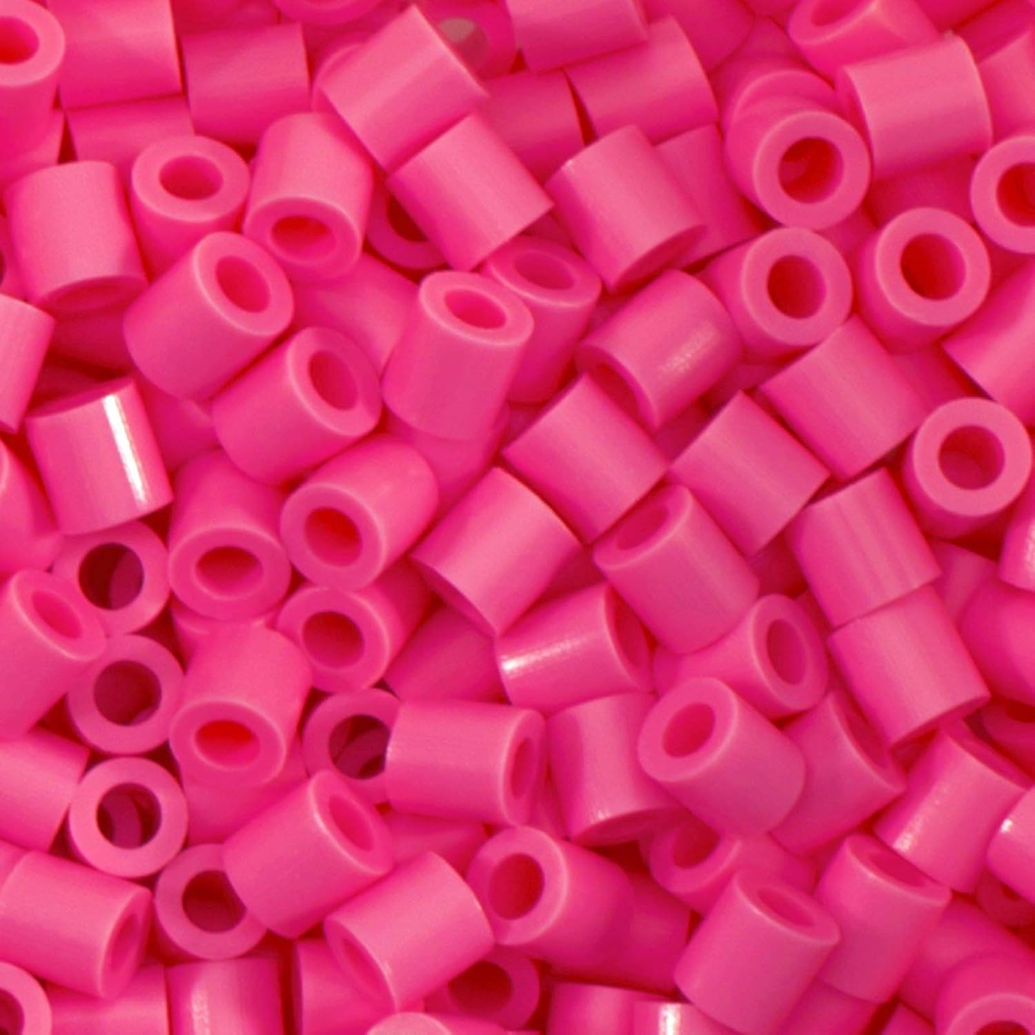 Vaessen Creative Fuse Beads, Pink, Set of 1100 Pieces for DIY Crafts with Kids Making Jewelry - Image 3