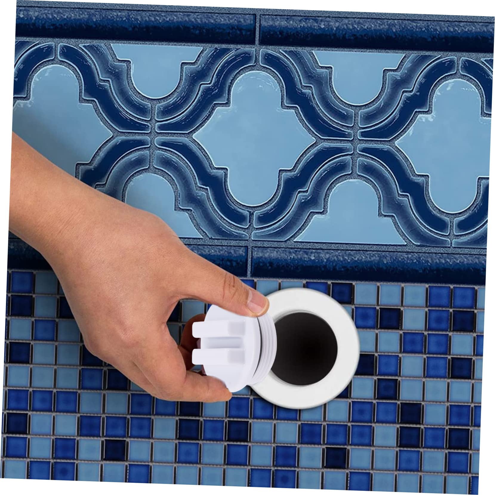 POPETPOP 18 Piezas Tapones Roscados para Piscina Tapón de Drenaje y con Junta Tórica Duraderos y Fáciles de Instalar para Invierno y de Agua Piscina