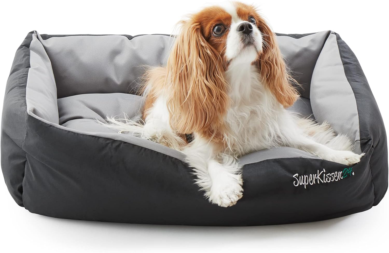 Pet Bed for Dog and Cat - Dog Sofa - Washable - Small, Medium and Big Dogs - M - Grey