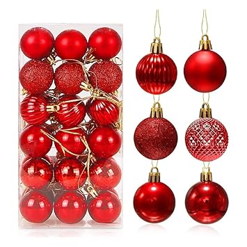 TIED RIBBONS Set of 2 Christmas Wreaths for Front Door Wall Hanging Artificial Pine Rings Ornaments Accessories Xmas Tree Decor Gifts - Christmas Decorations Items for Home