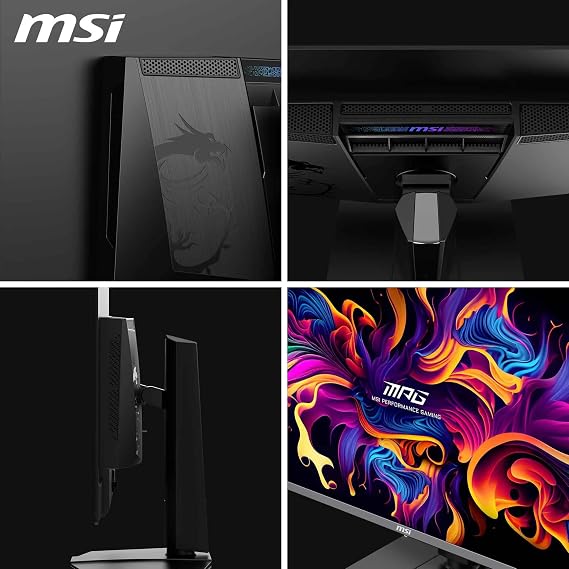 MSI 31.5 MPG 322URX QD-OLED, Gaming Monitor, UHD, 16:9 Flat, QD-OLED, 240HZ, 0.03ms, G-SYNC Compatible