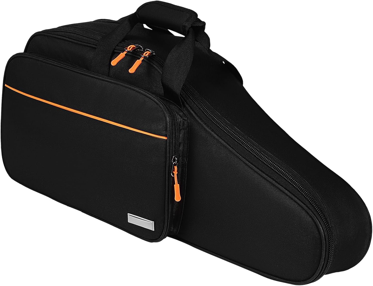 Toyvian Oxford Fabric Saxophone Backpack Thickened Alto Sax Case with Double Shoulder Straps Wear Resistant Carrying Bag for Concerts Music Studios and Schools