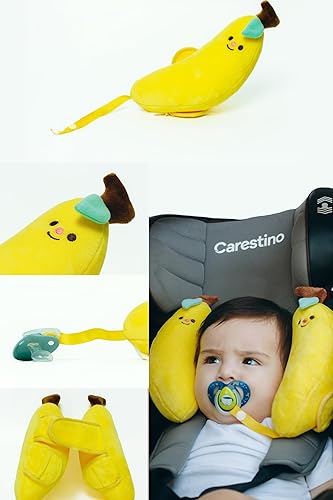 Almohada de apoyo para el cuello del bebé, asiento de coche de viaje, almohada de soporte de cabeza para bebé, soporte de cabeza portátil para