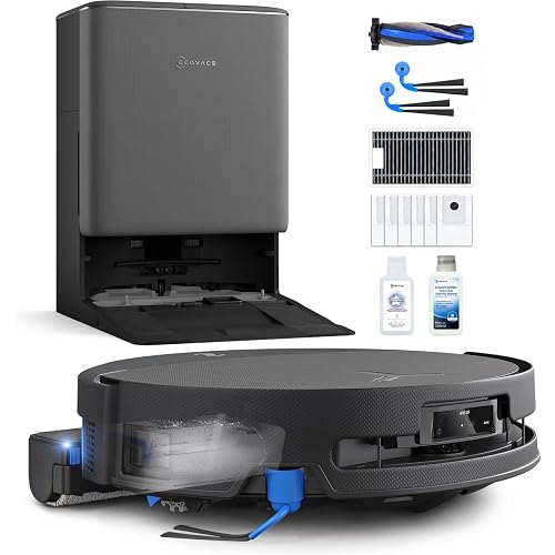 ECOVACS DEEBOT T90 PRO Omni Care Set Robot Vacuum and Mop, 30000Pa Suction