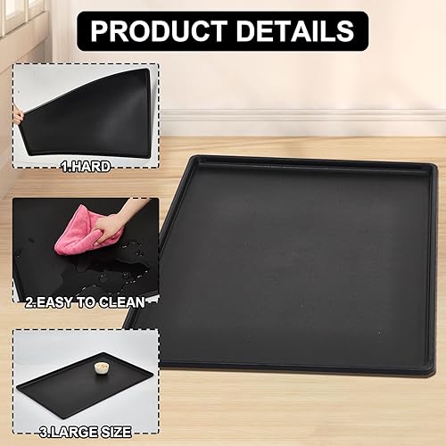 Miniatura 3 de Cunno Bandeja de repuesto para jaulas para perros, bandeja inferior de repuesto para jaula de perro, bandeja inferior de repuesto para jaula de