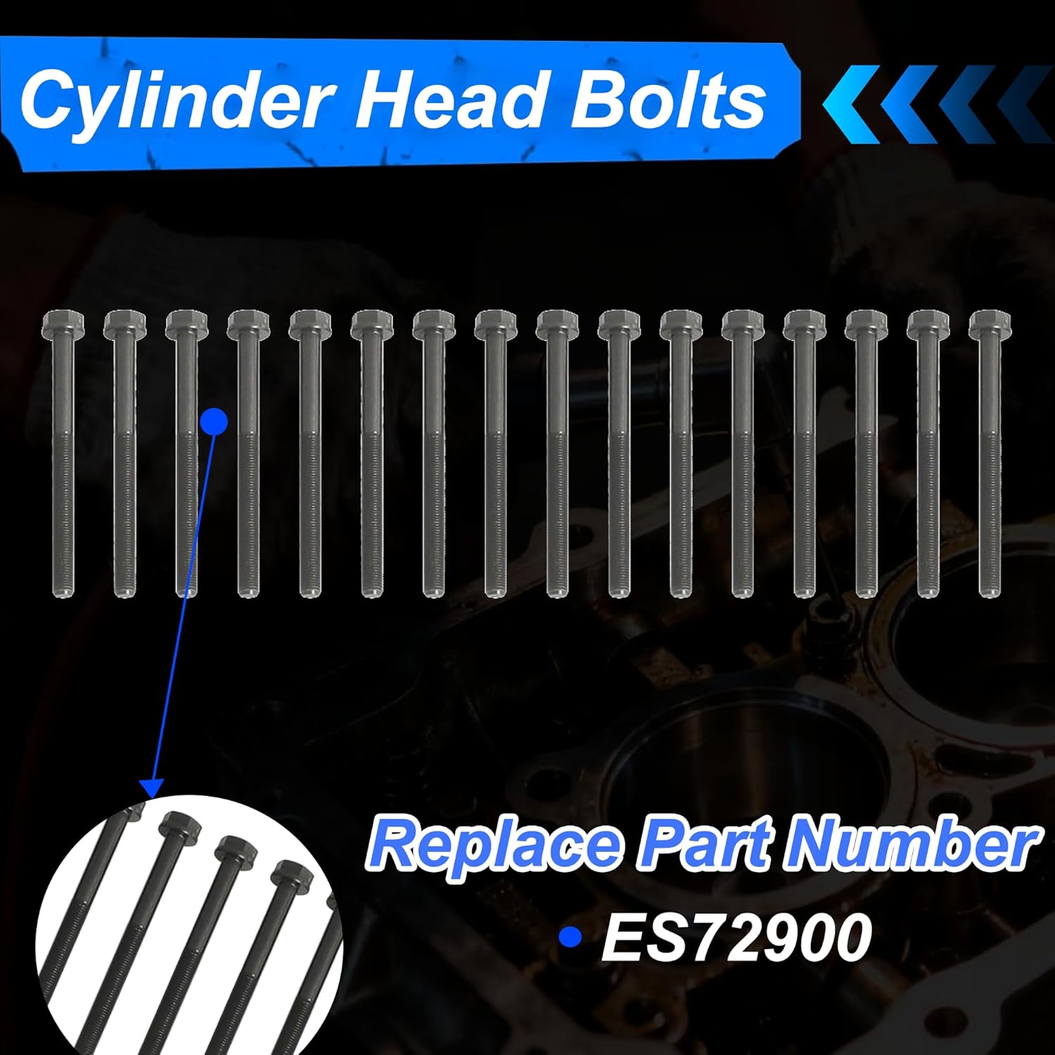 3.5 Full Head Gasket Set w/Cylinder Head Bolts Fit for Infiniti FX35 G35 Nissan 350Z 3.5L 2003-2004 VQ35DE