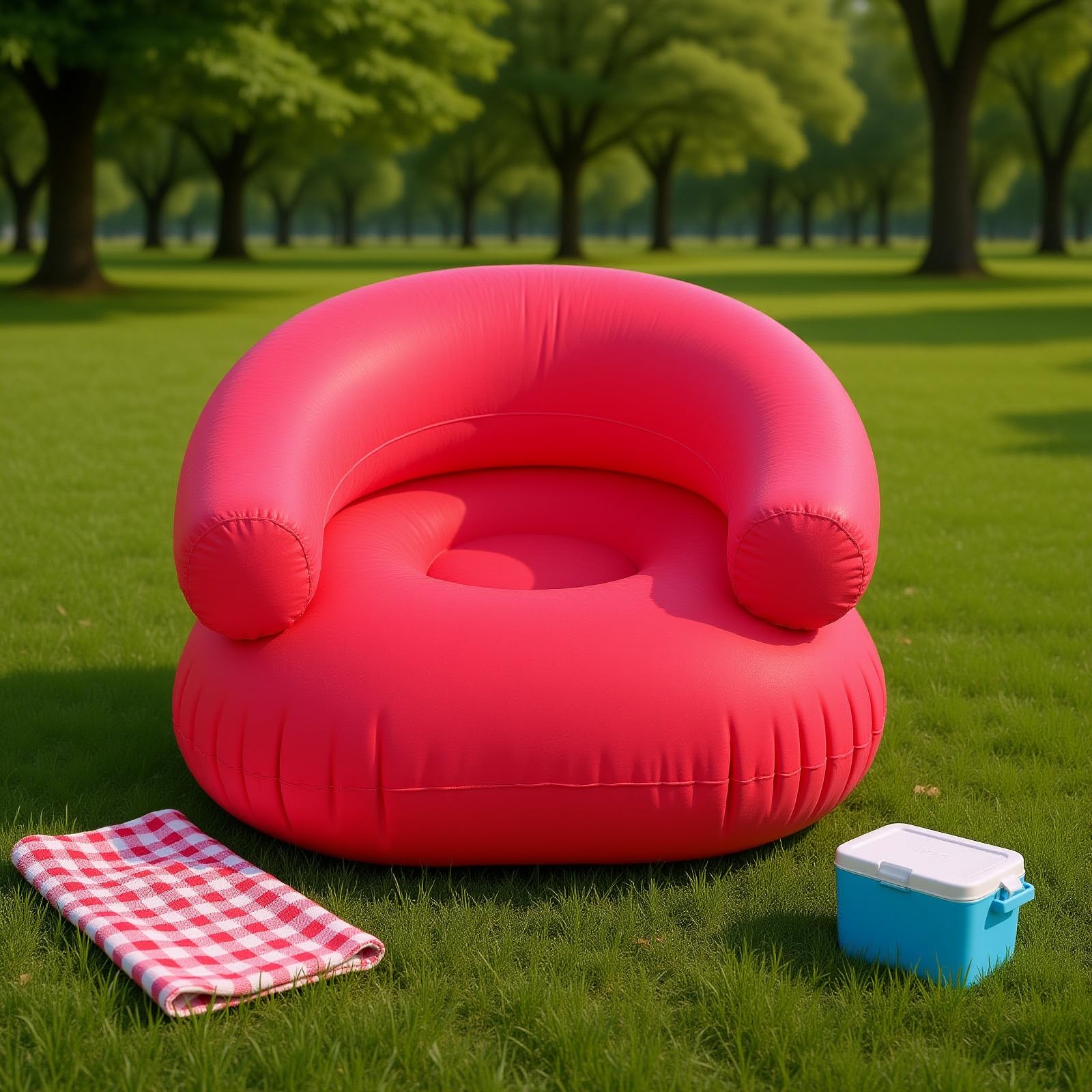 Canapé Simple Gonflable Ergonomique Contre le Mal de Dos