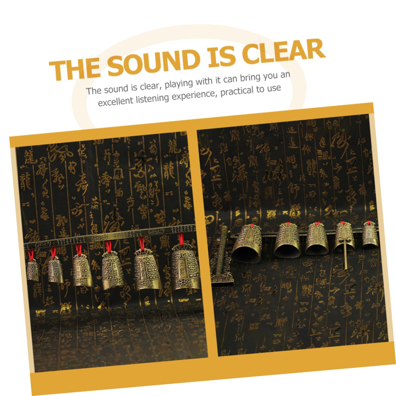 VANZACK Retro Home Decor Chime Bell Alloy Chimes for Festival Collectible Chinese Folk Instrument