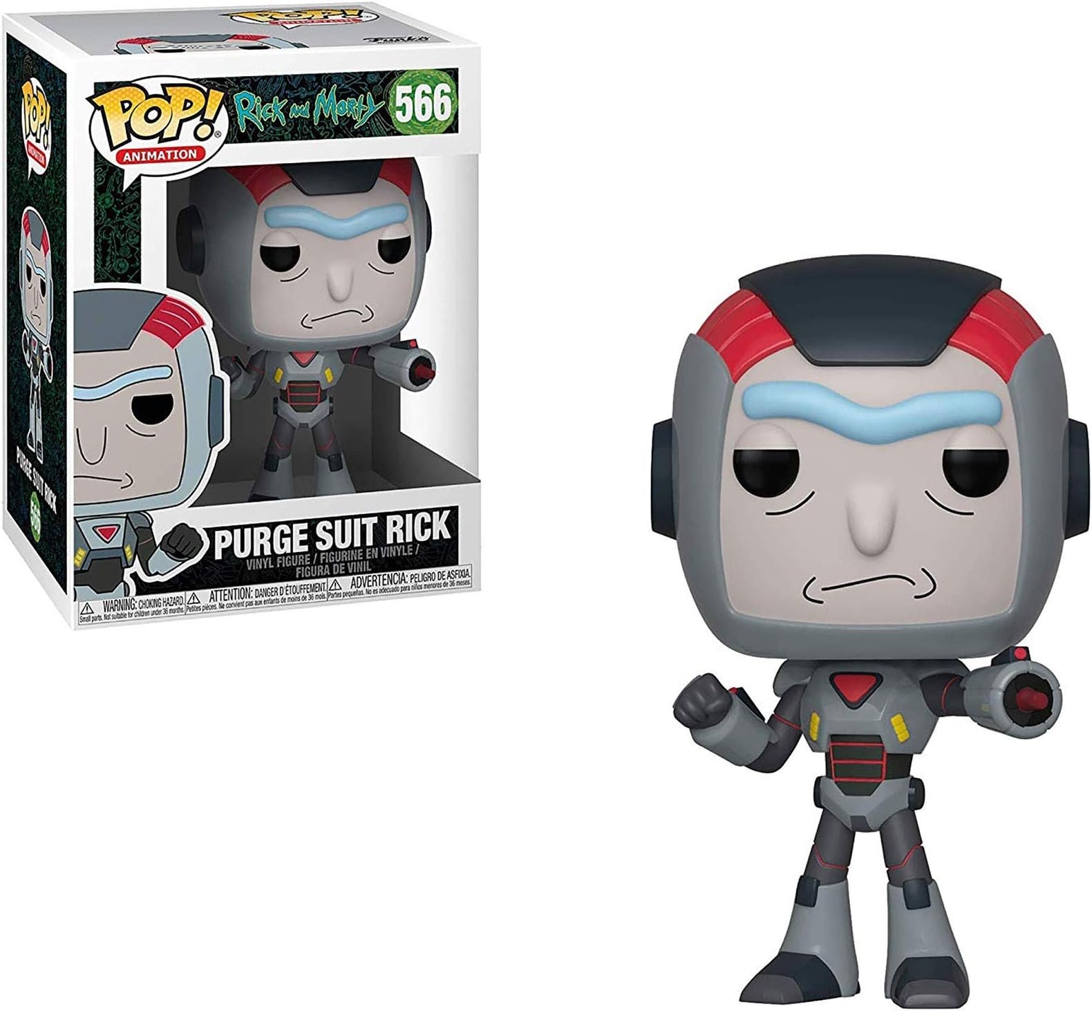 Pop! Animation: Rick and Morty S6 Purge Suit Rick, Action Figure - 40248