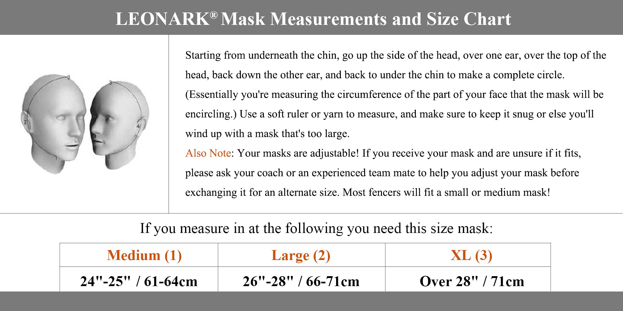 LEONARK Armory Hema Helm – Fechttrainer-Maske – 1600N National Grade Masque – Fechtschutzausrüstung mit Aufbewahrungstasche