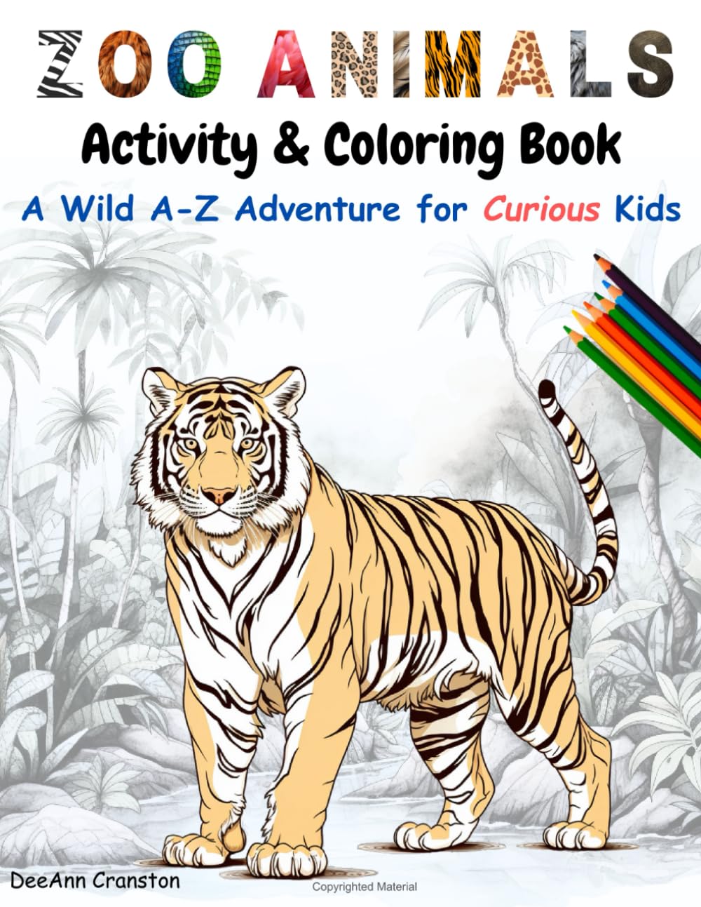 Zoo Animals Activity and Coloring Book