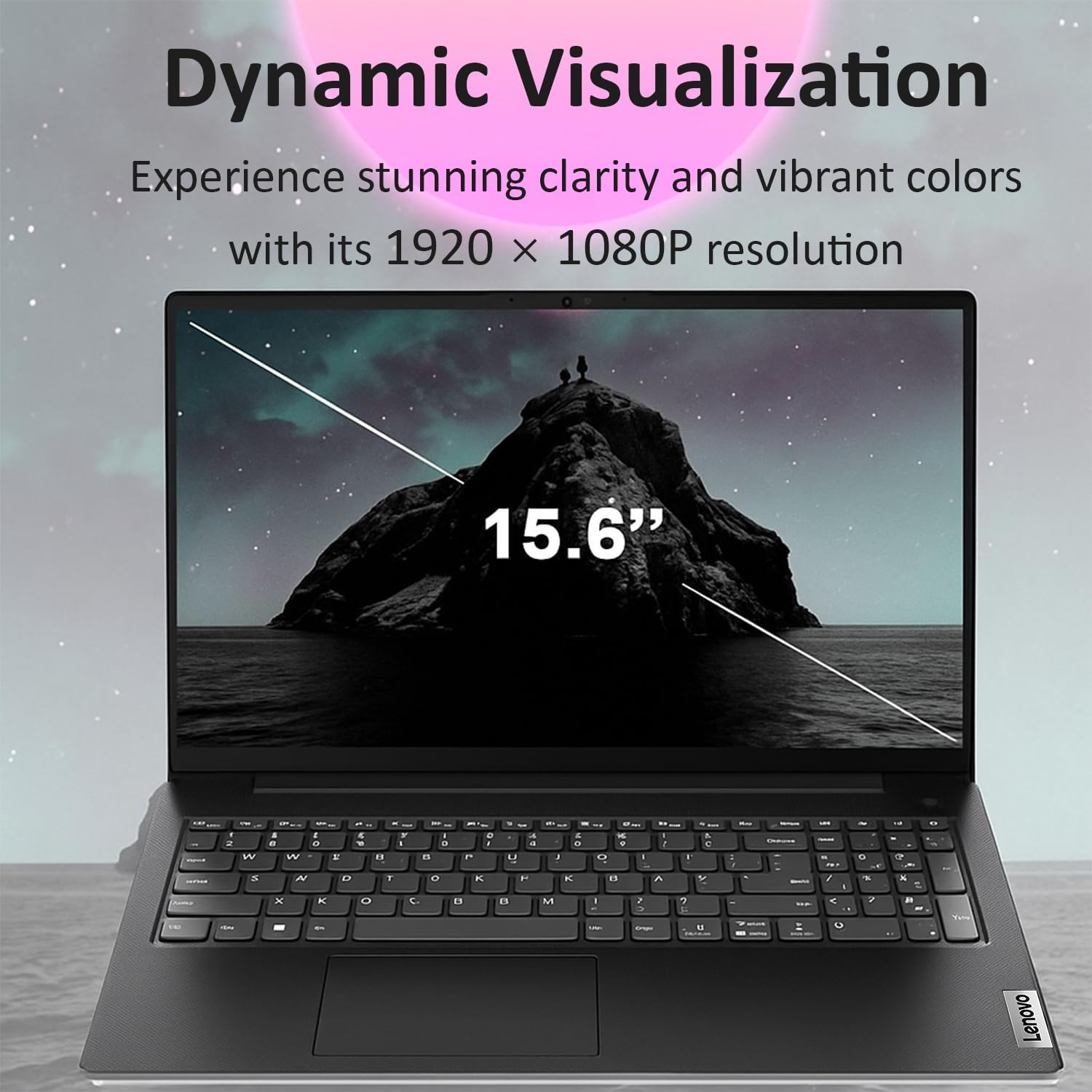 Lenovo 2026 Business Laptop with MS 365 for The Web, Intel Powerful Processor, 8GB DDR5, 628GB PCIE (500GB External), 15.6" FHD Display, Dolby Audio, RJ-45, 10-Hour Battery Life, Windows 11 Pro