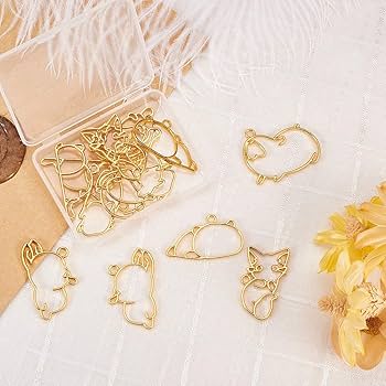 Amazon.co.jp: OLYCRAFT 7種 レジンフレーム 動物 冬眠 から枠